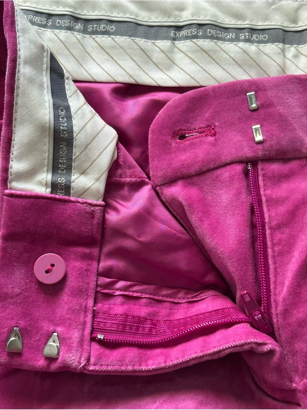 Express Editor Magenta Suede-Inspired Women's